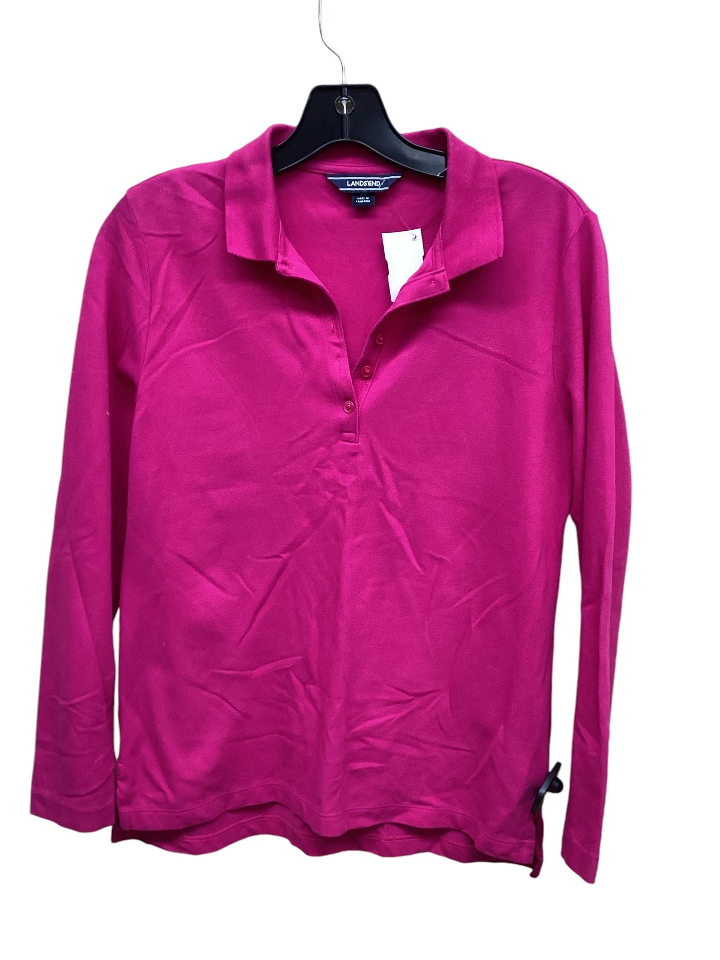 Top Long Sleeve By Lands End In Pink, Size: Xs