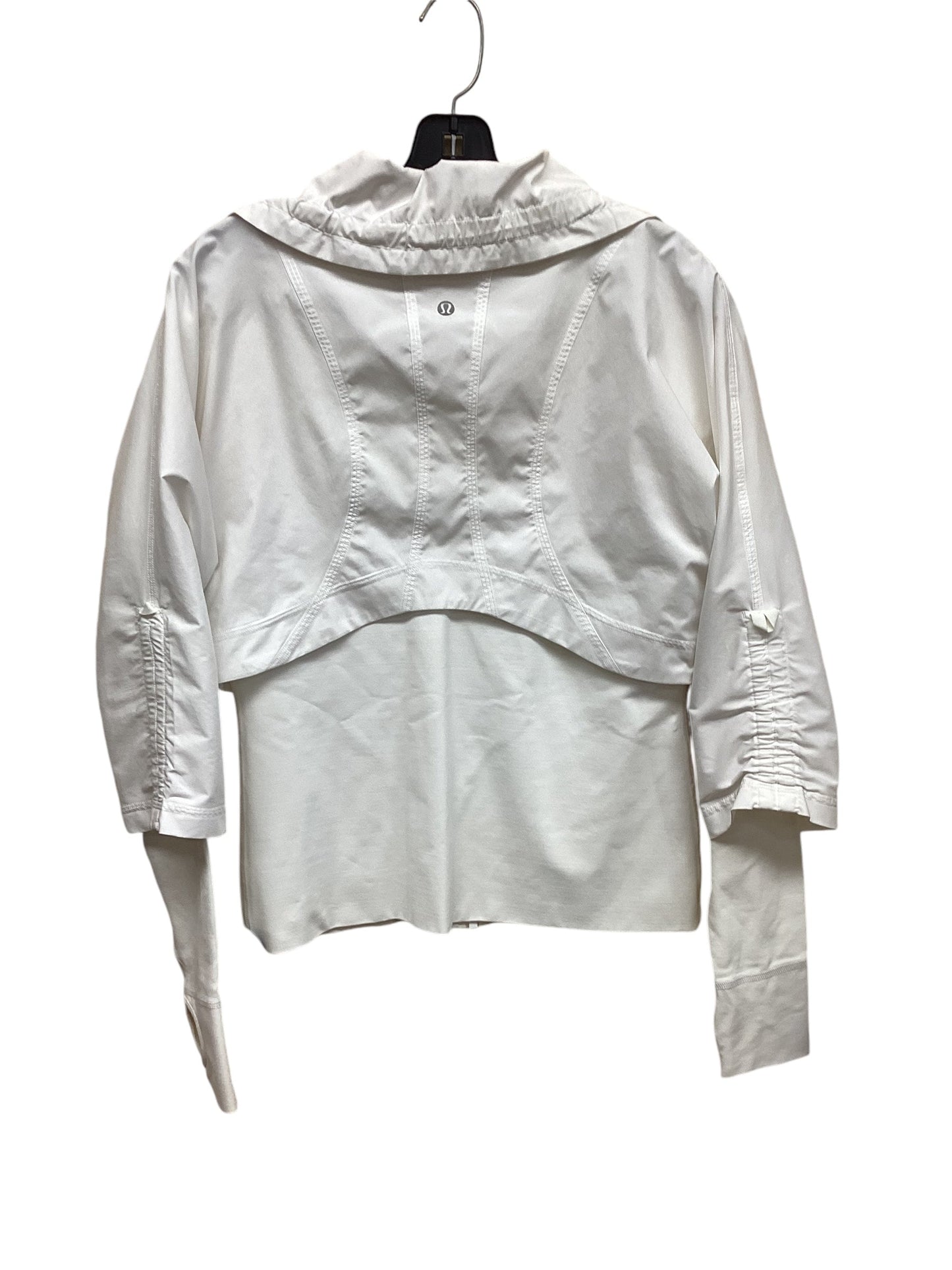 Athletic Jacket By Lululemon In Cream, Size: 6