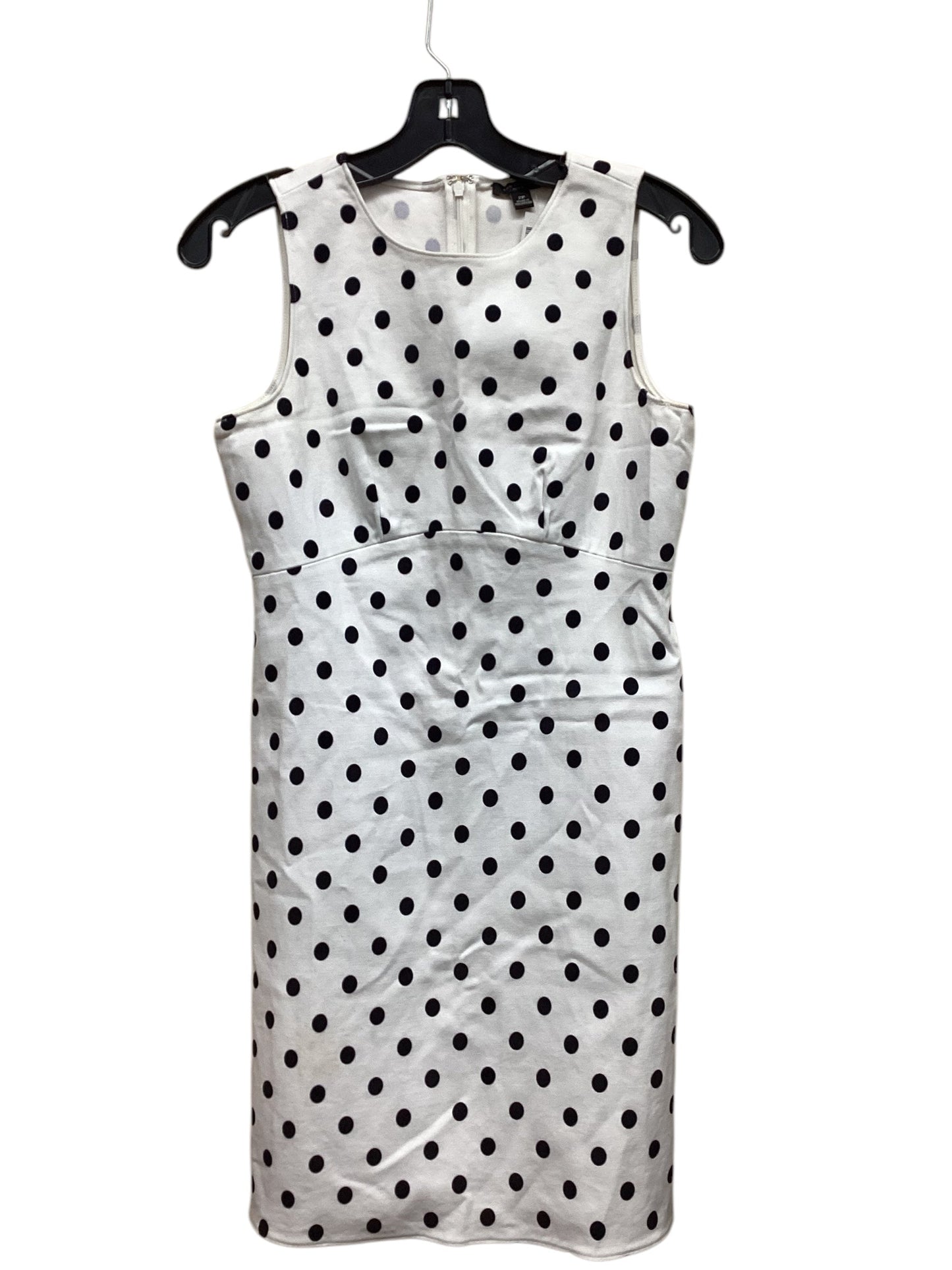 Dress Casual Midi By Ann Taylor In Polkadot Pattern, Size: Xsp