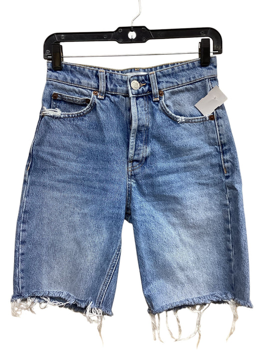 Shorts By Zara In Blue Denim, Size: 2