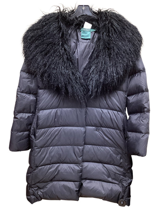 Coat Puffer & Quilted By Ralph Lauren In Black, Size: M