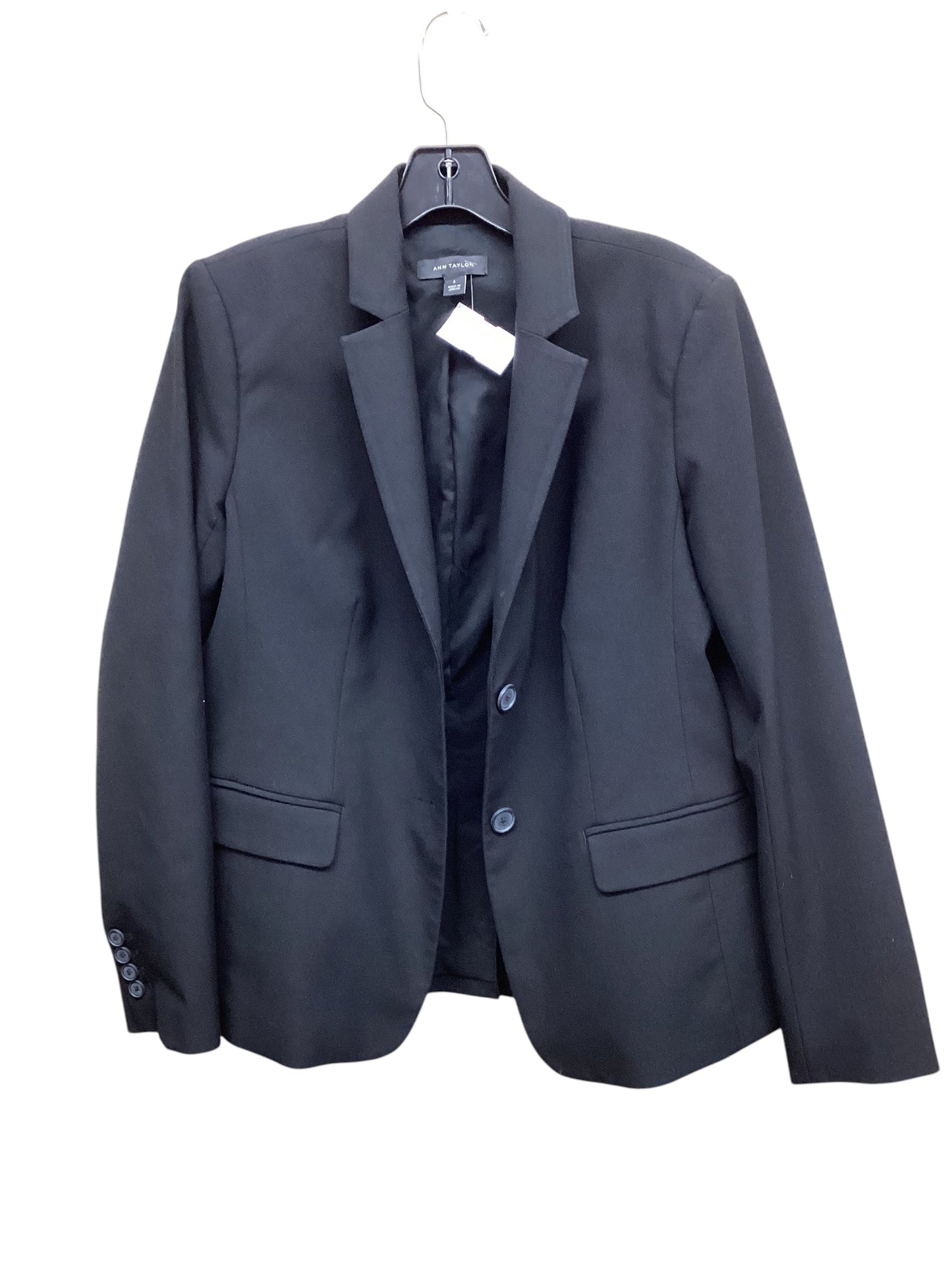 Blazer By Ann Taylor In Black, Size: S