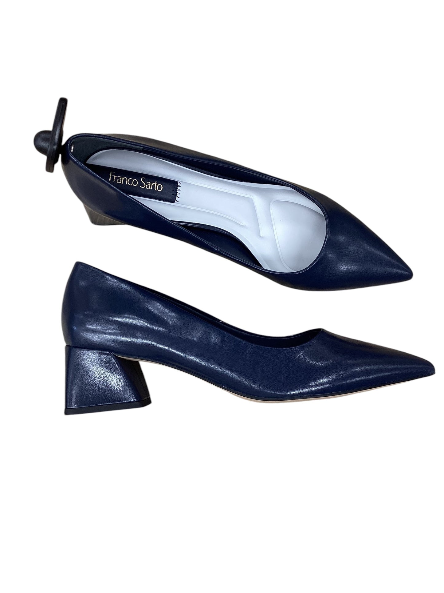 Shoes Heels Block By Franco Sarto In Navy, Size: 8.5