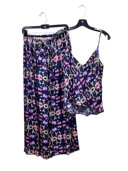 Pajamas 2pc By Clothes Mentor In Floral, Size: L