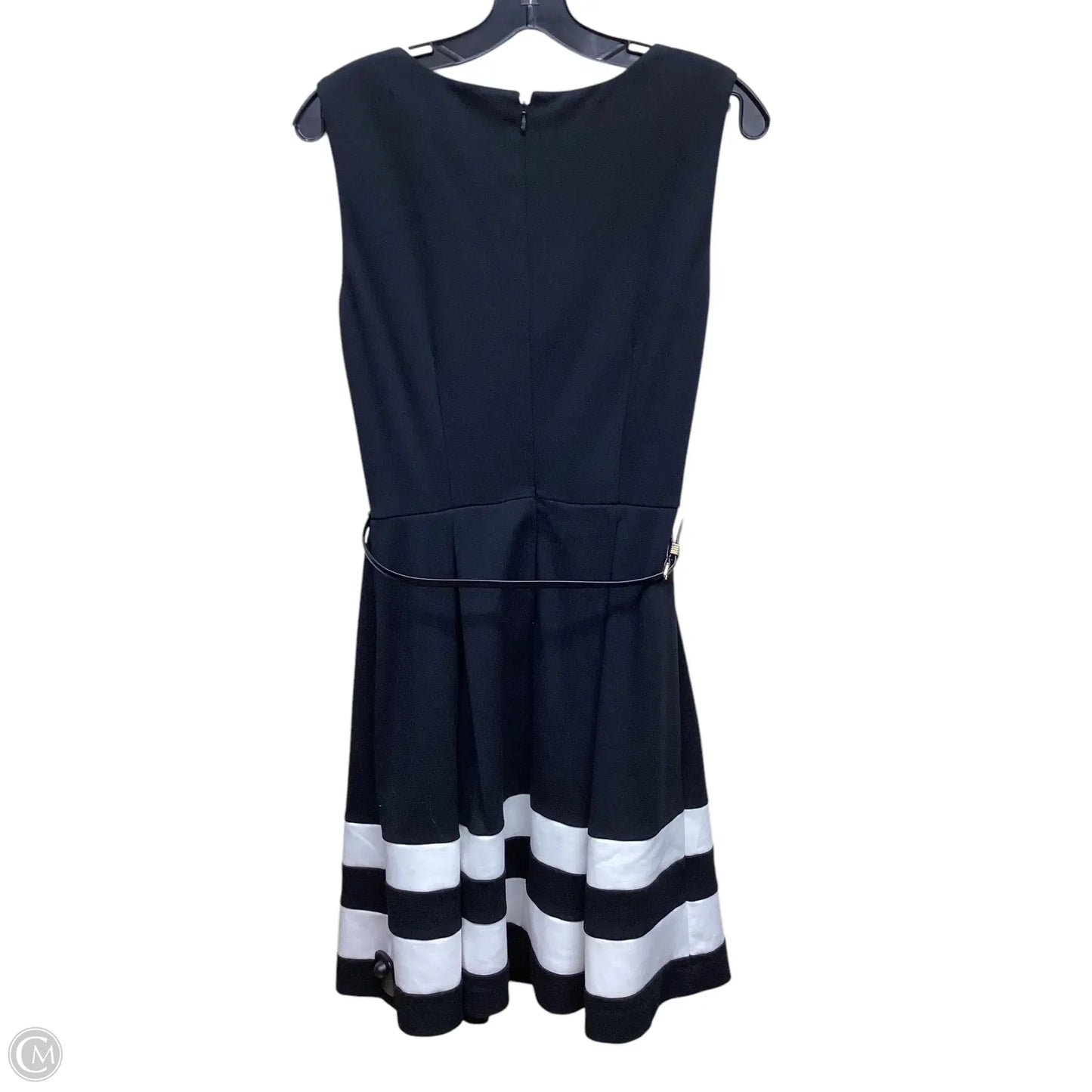 Dress Casual Midi By Calvin Klein In Black, Size: S