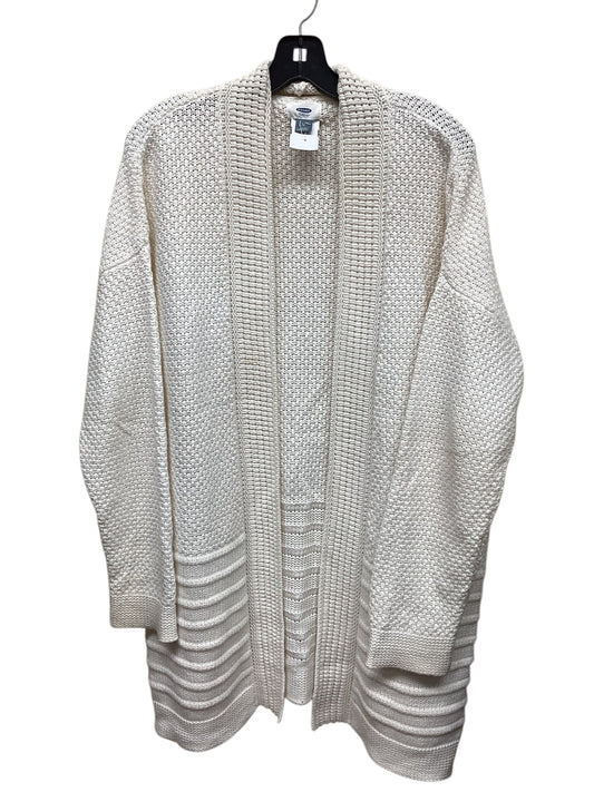 Sweater Cardigan By Old Navy In Cream, Size: Xl