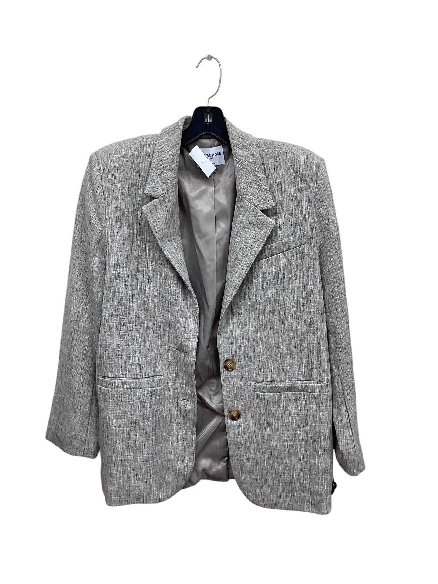 Blazer By Clothes Mentor In Tan