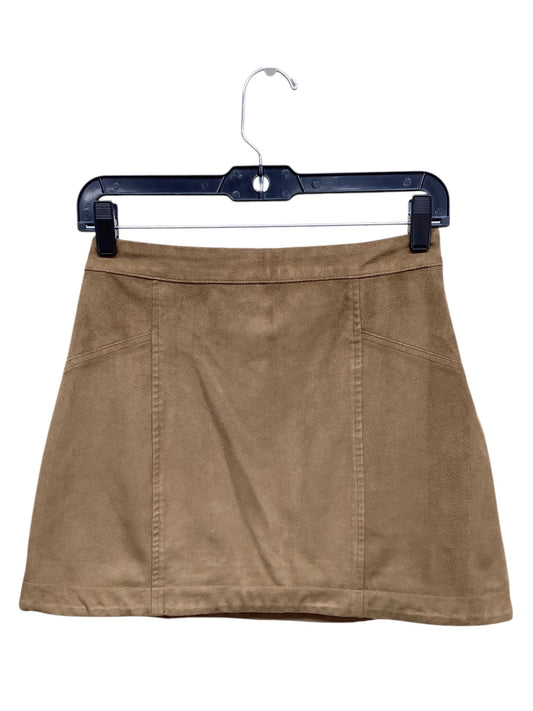 Skirt Mini & Short By Abercrombie And Fitch In Brown, Size: 0