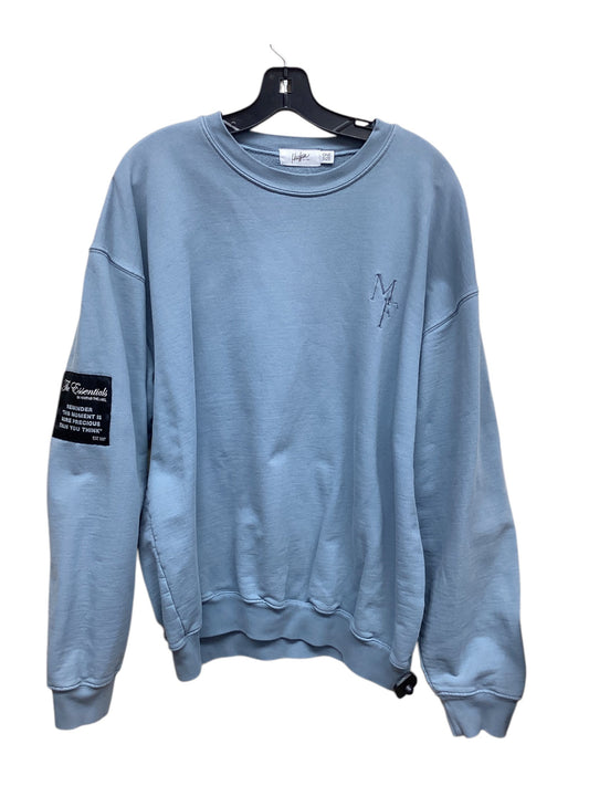 Sweatshirt Crewneck By Clothes Mentor In Blue, Size: Osfm