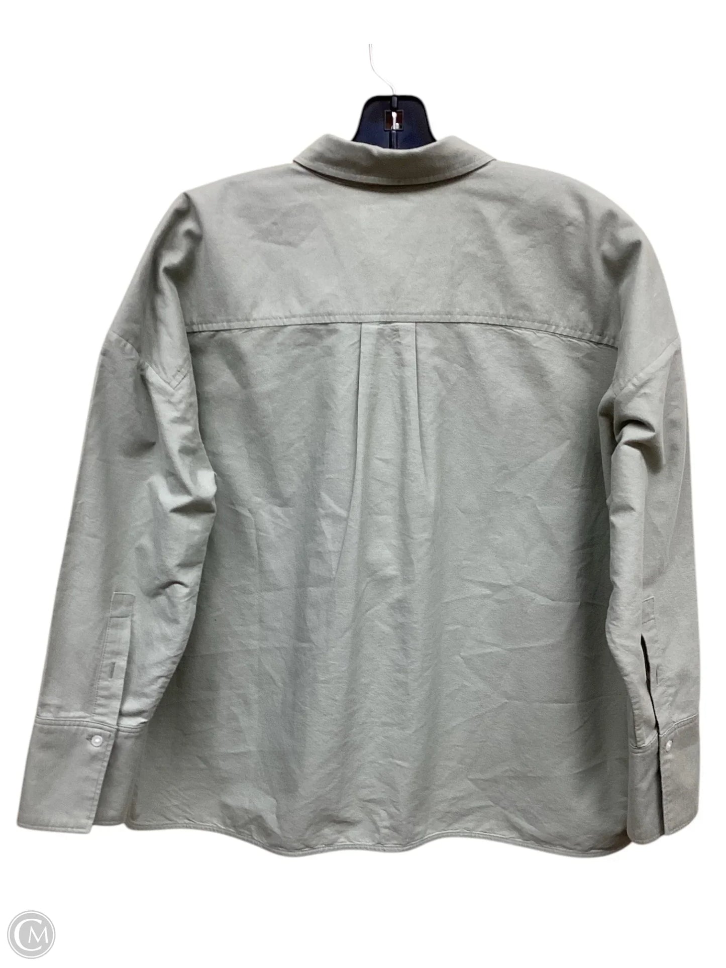 Top Long Sleeve By Everlane In Green, Size: S