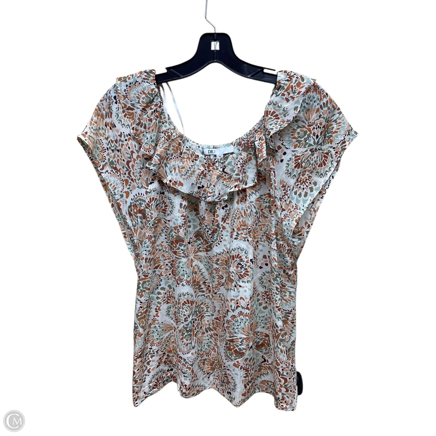 Top Short Sleeve By Dr2 In Multi-colored, Size: M