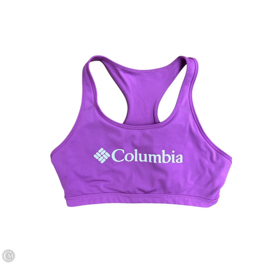 Athletic Bra By Columbia In Purple, Size: L