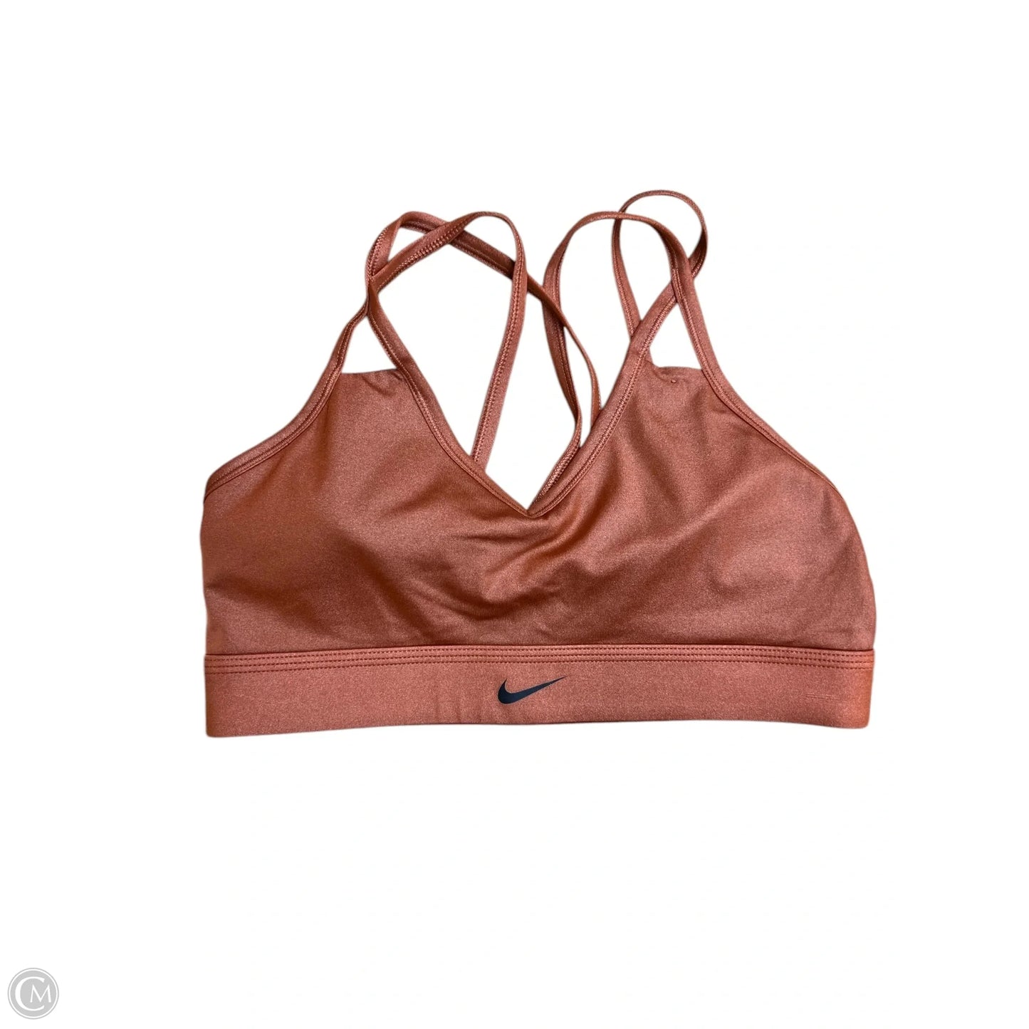 Athletic Bra By Nike In Orange, Size: M