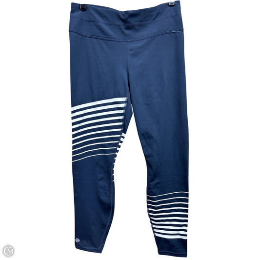 Athletic Leggings By Athleta In Navy, Size: S