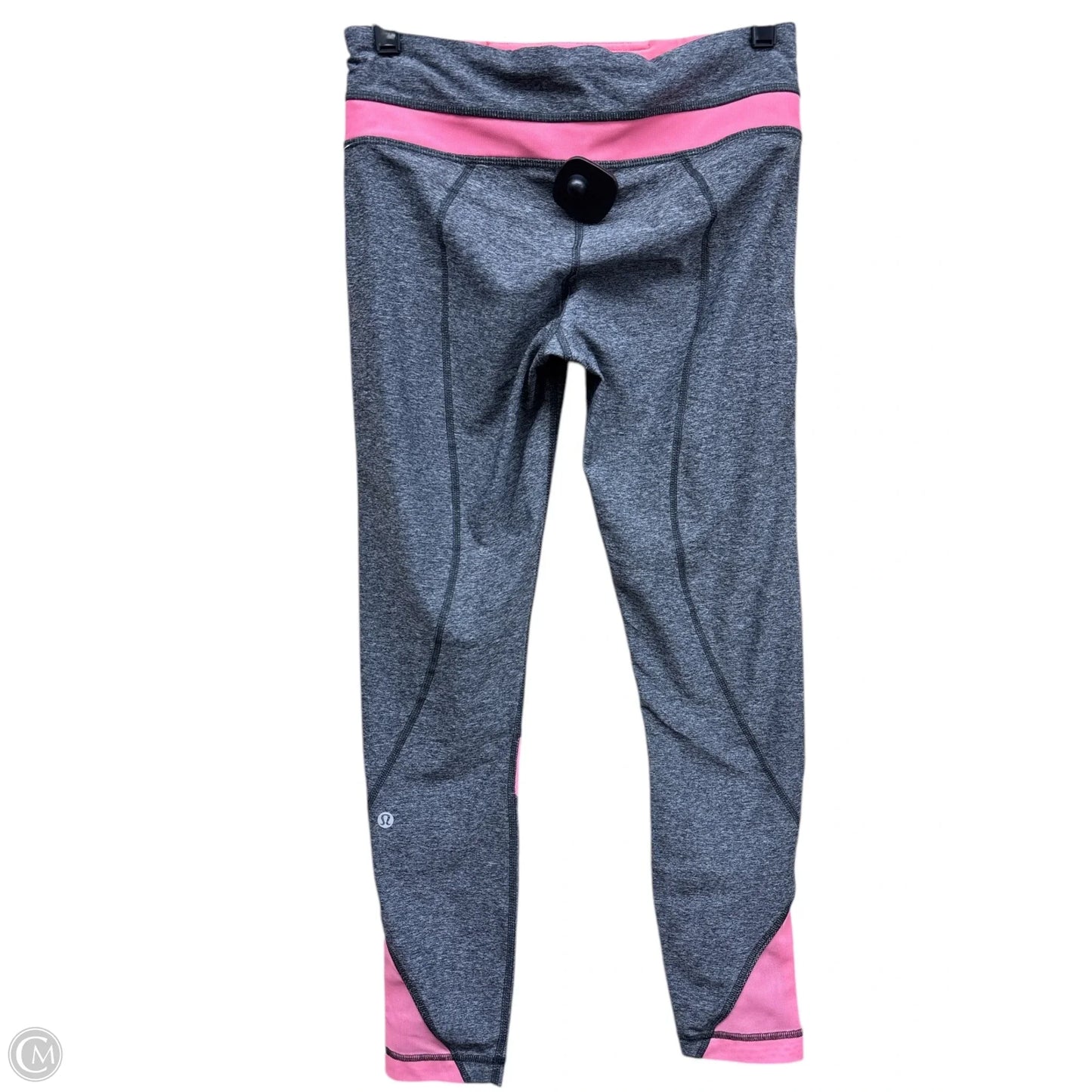 Athletic Leggings By Lululemon In Grey & Pink, Size: 6