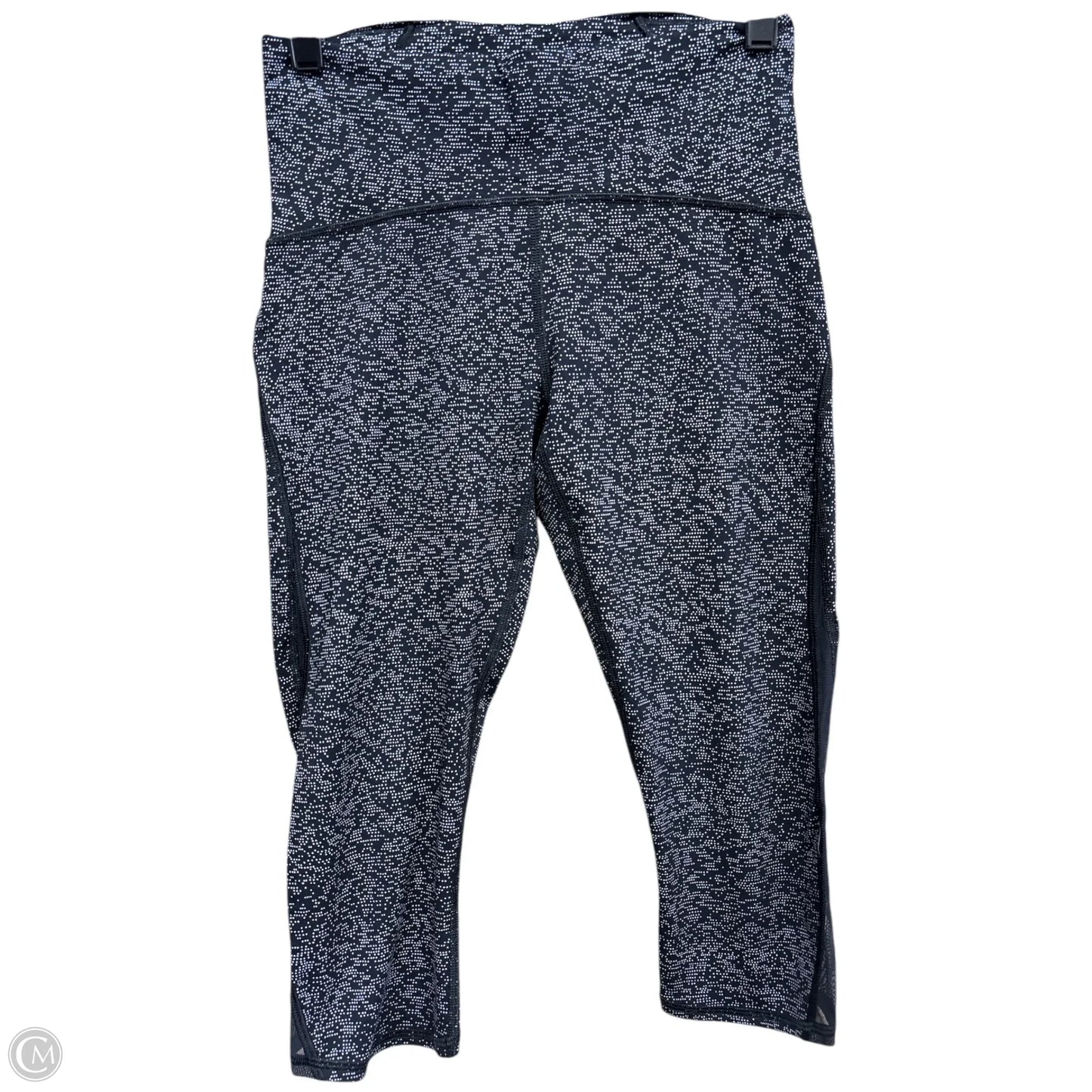 Athletic Capris By Lululemon In Black & White, Size: 6