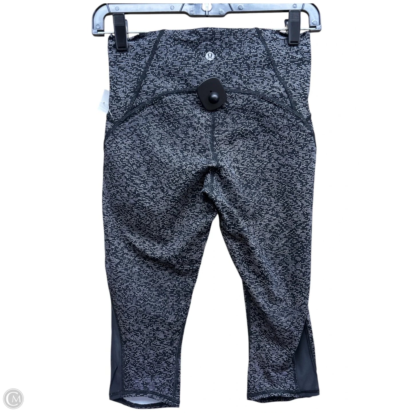 Athletic Capris By Lululemon In Black & White, Size: 6