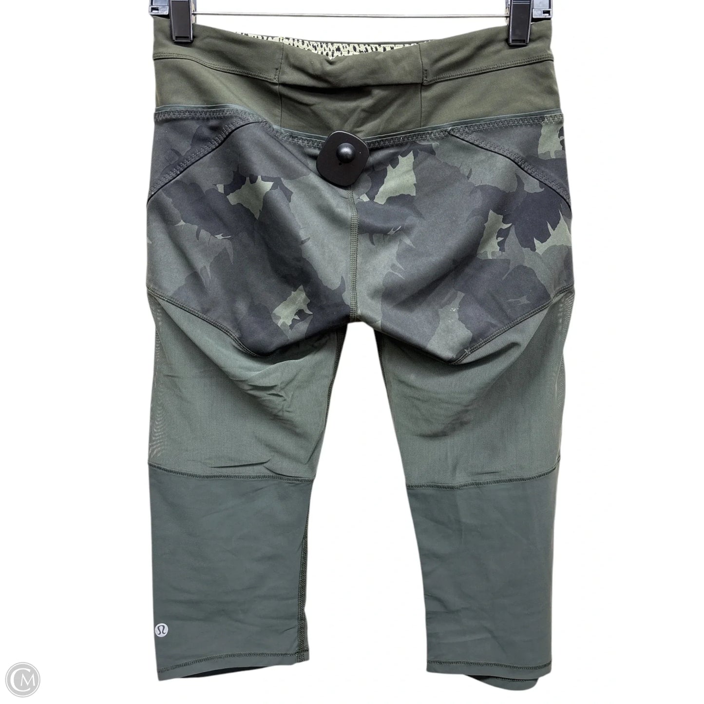 Athletic Capris By Lululemon In Camouflage Print, Size: 6