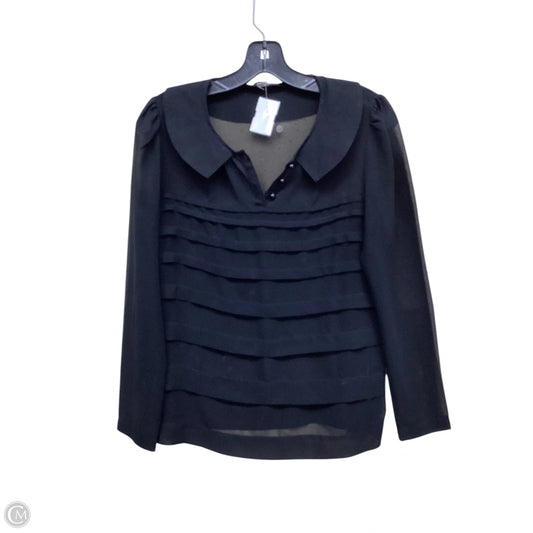 Top Long Sleeve By Kensie In Black, Size: S