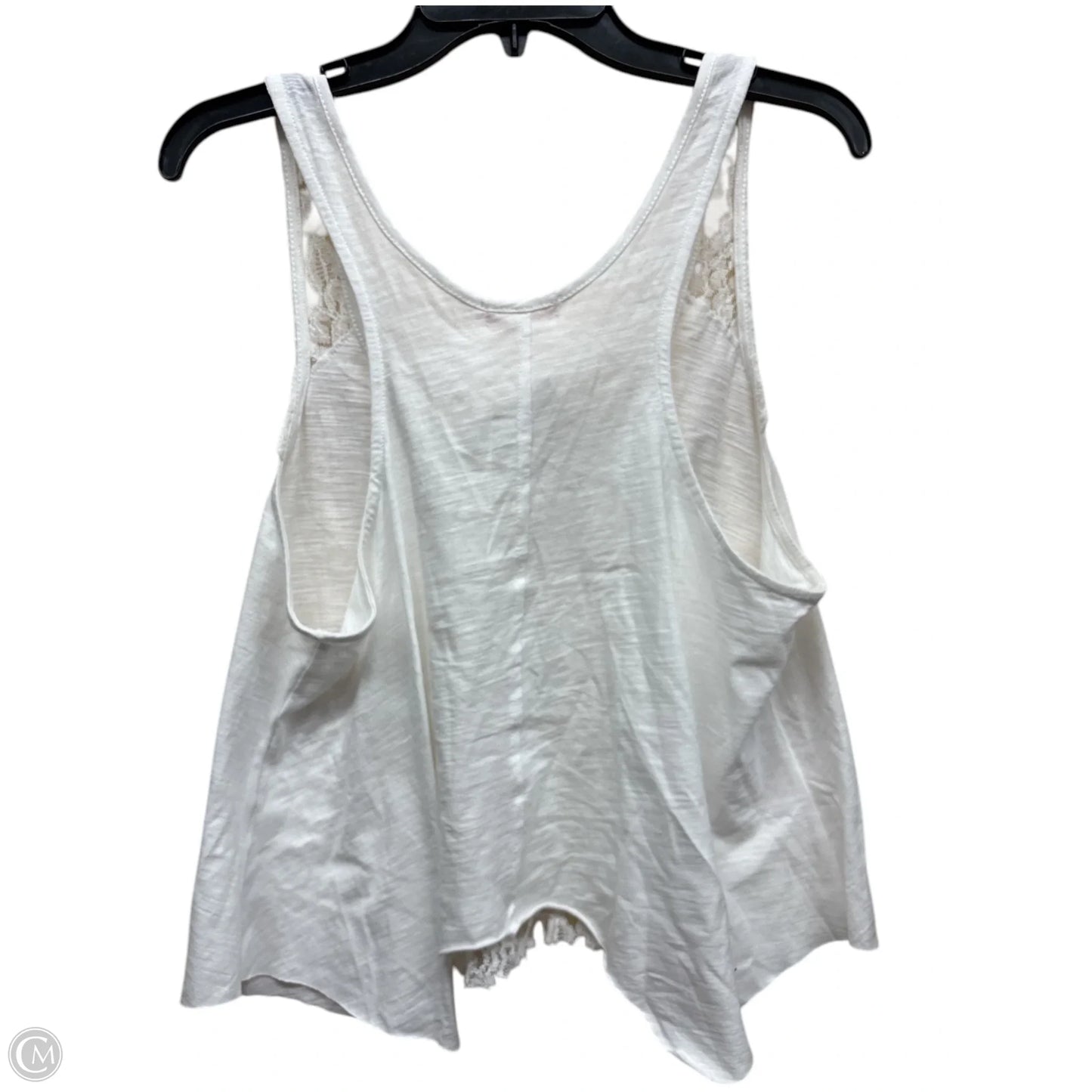 Top Sleeveless By Mi Ami In White, Size: L