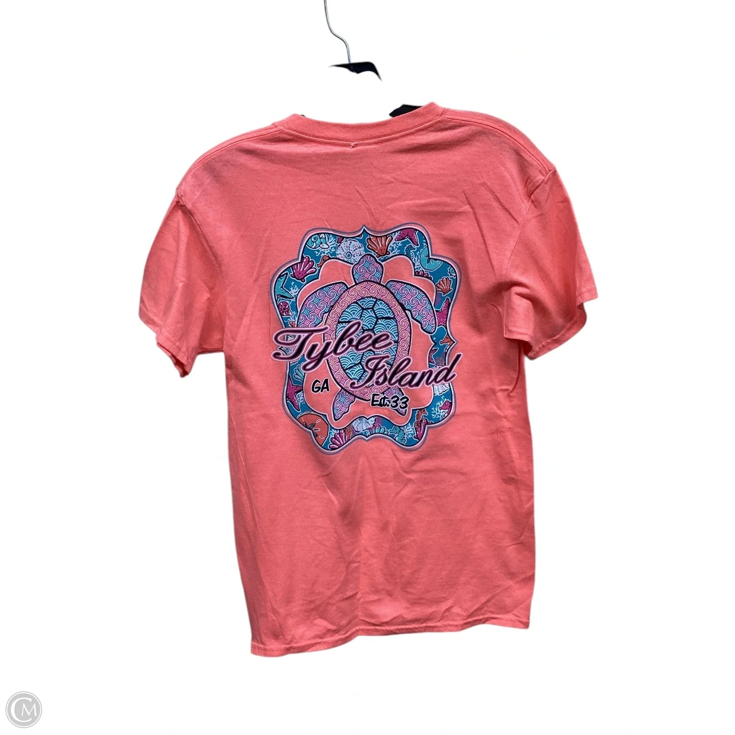 Top Short Sleeve By Clothes Mentor In Orange, Size: S