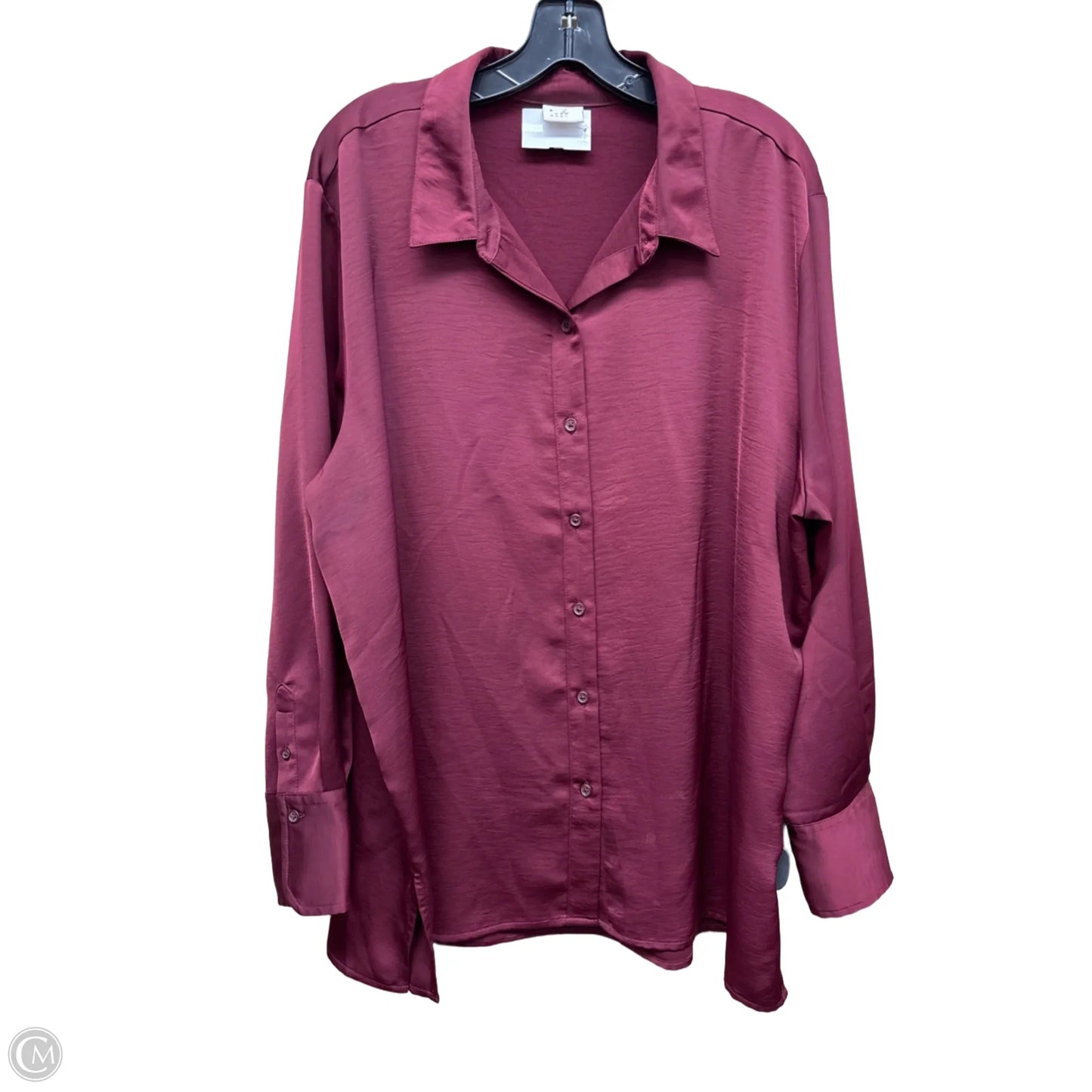Top Long Sleeve By A New Day In Purple, Size: Xl