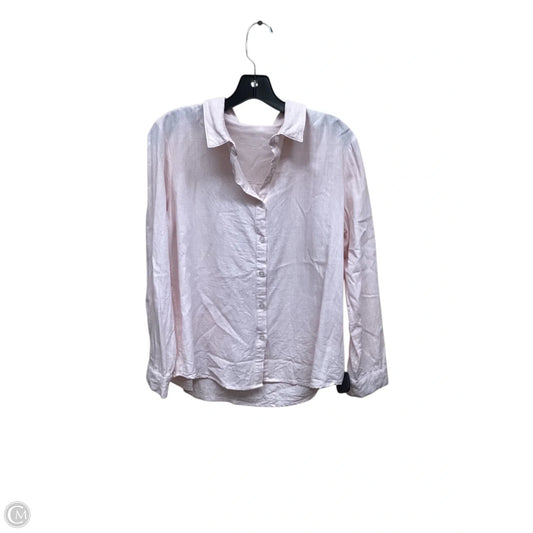 Top Long Sleeve By Mi Ami In Pink, Size: L