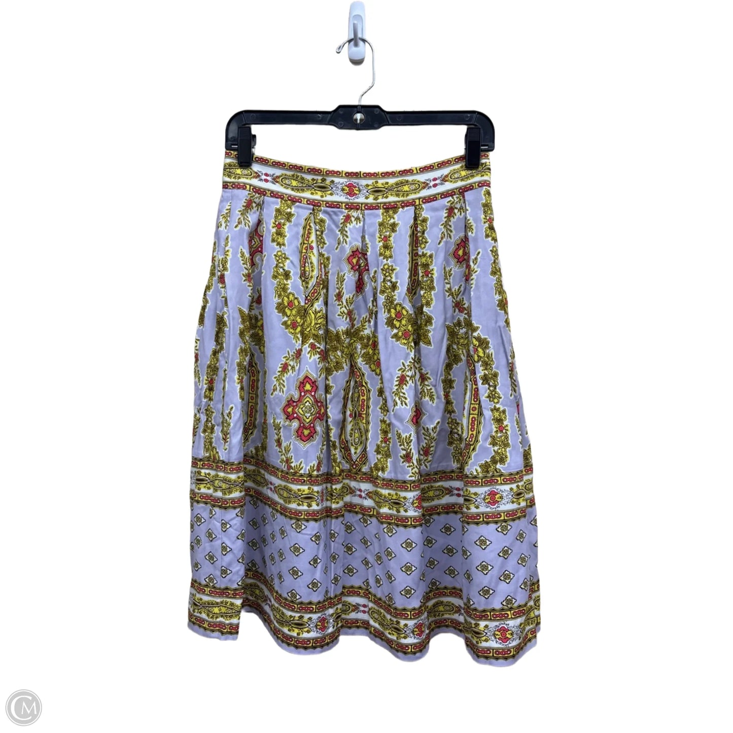 Skirt Midi By Anthropologie In Multi-colored, Size: 8