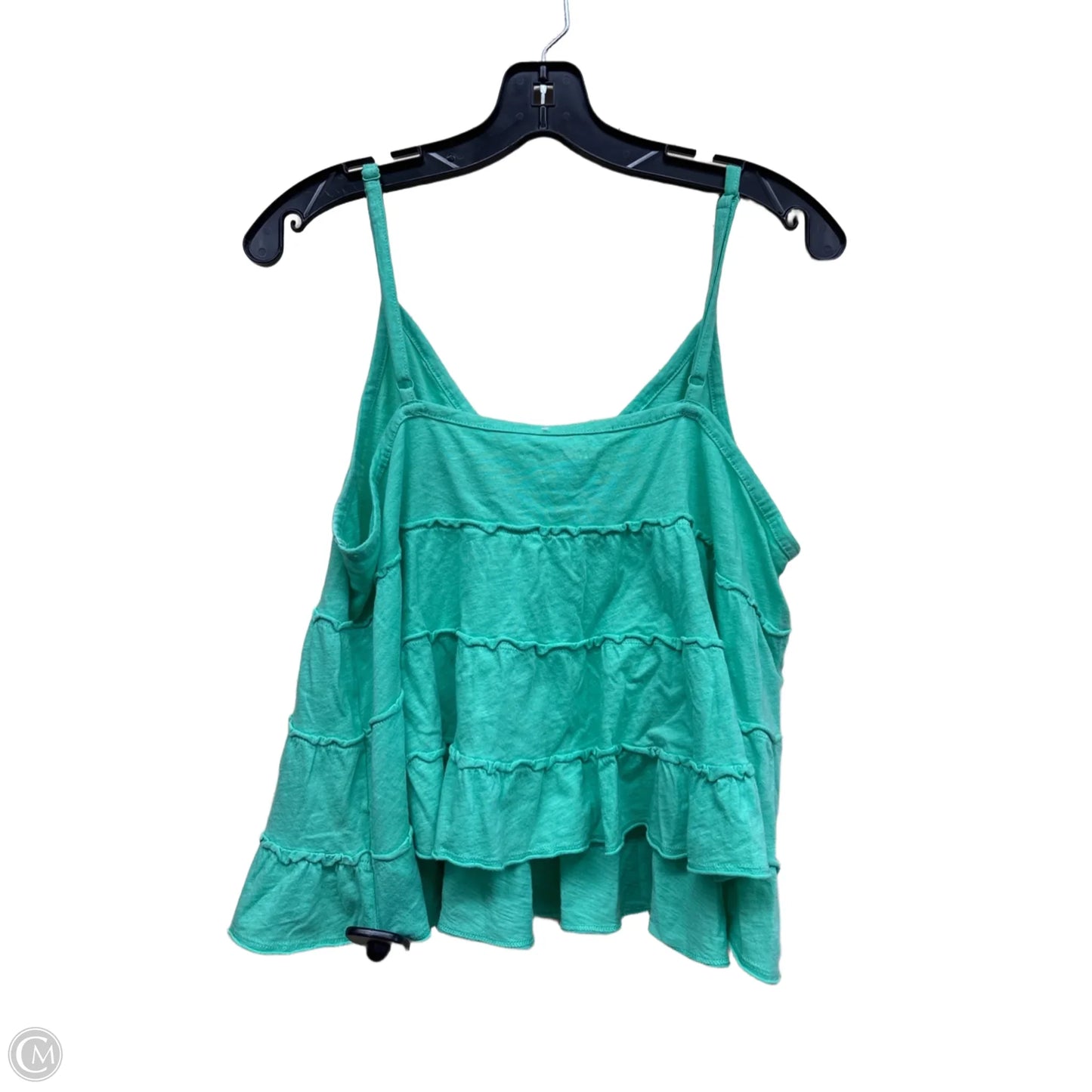 Top Sleeveless By American Eagle In Green, Size: L