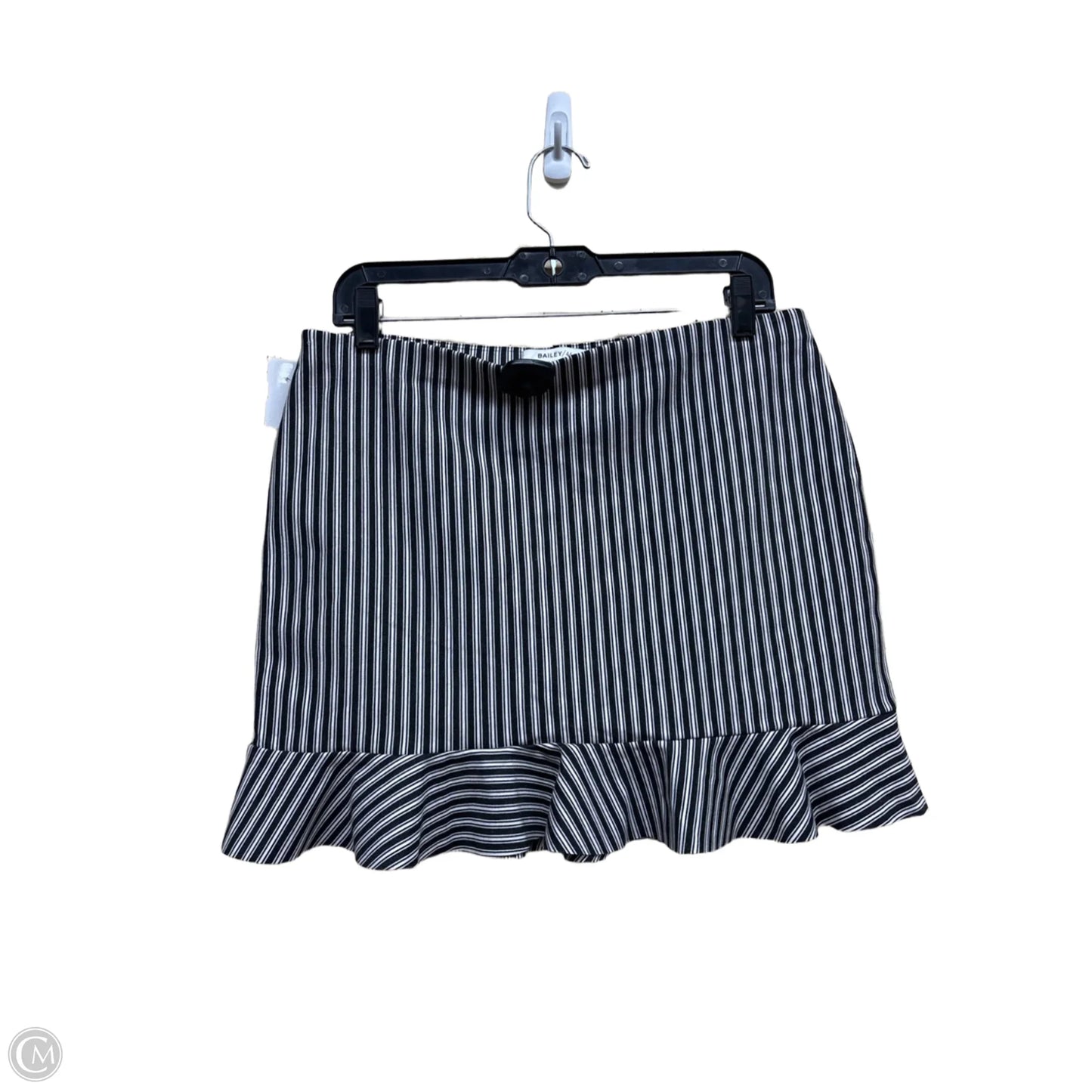 Skirt Midi By Bailey 44 In Black & White, Size: L