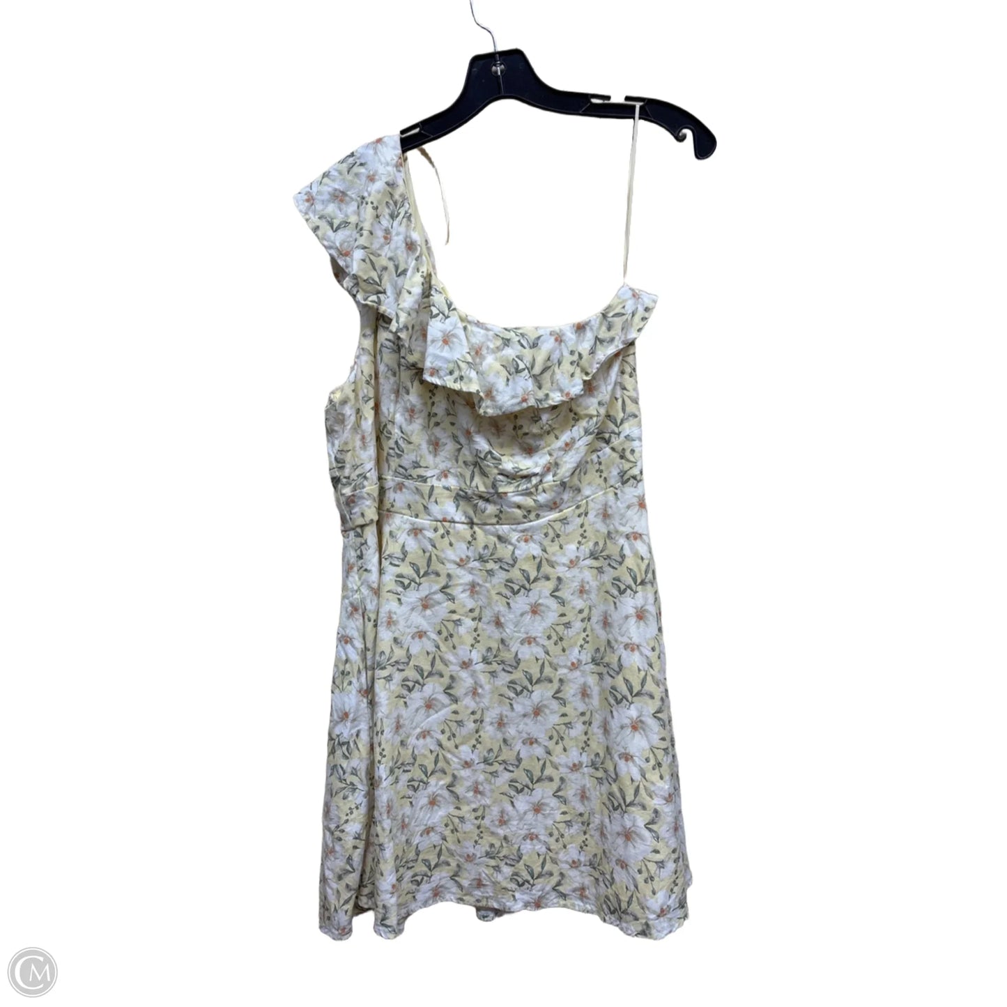Dress Casual Midi By Mi Ami In Yellow, Size: Xl