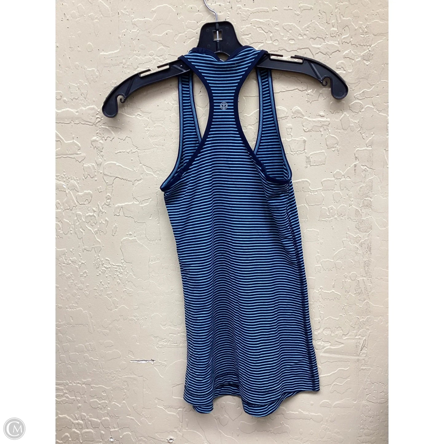 Athletic Tank Top By Lululemon In Striped Pattern, Size: S