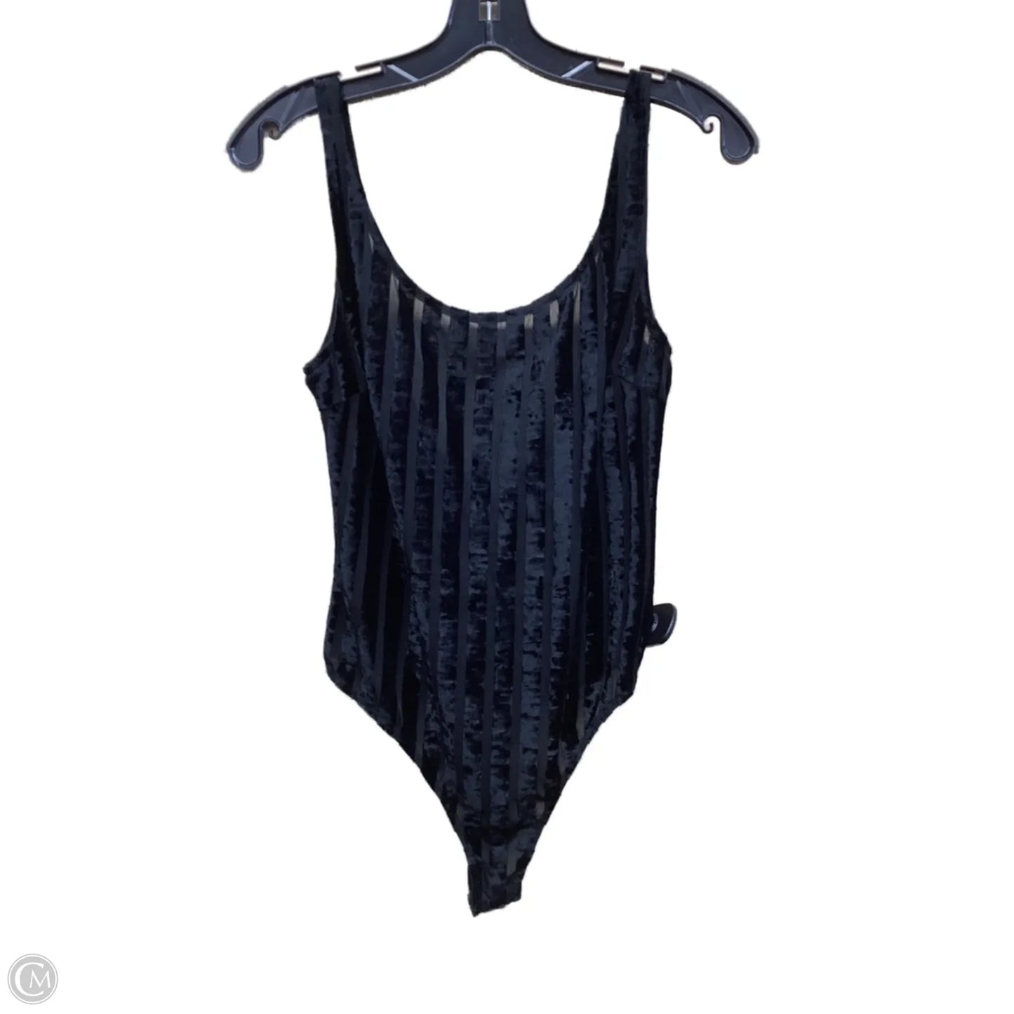 Bodysuit By Clothes Mentor In Black, Size: L