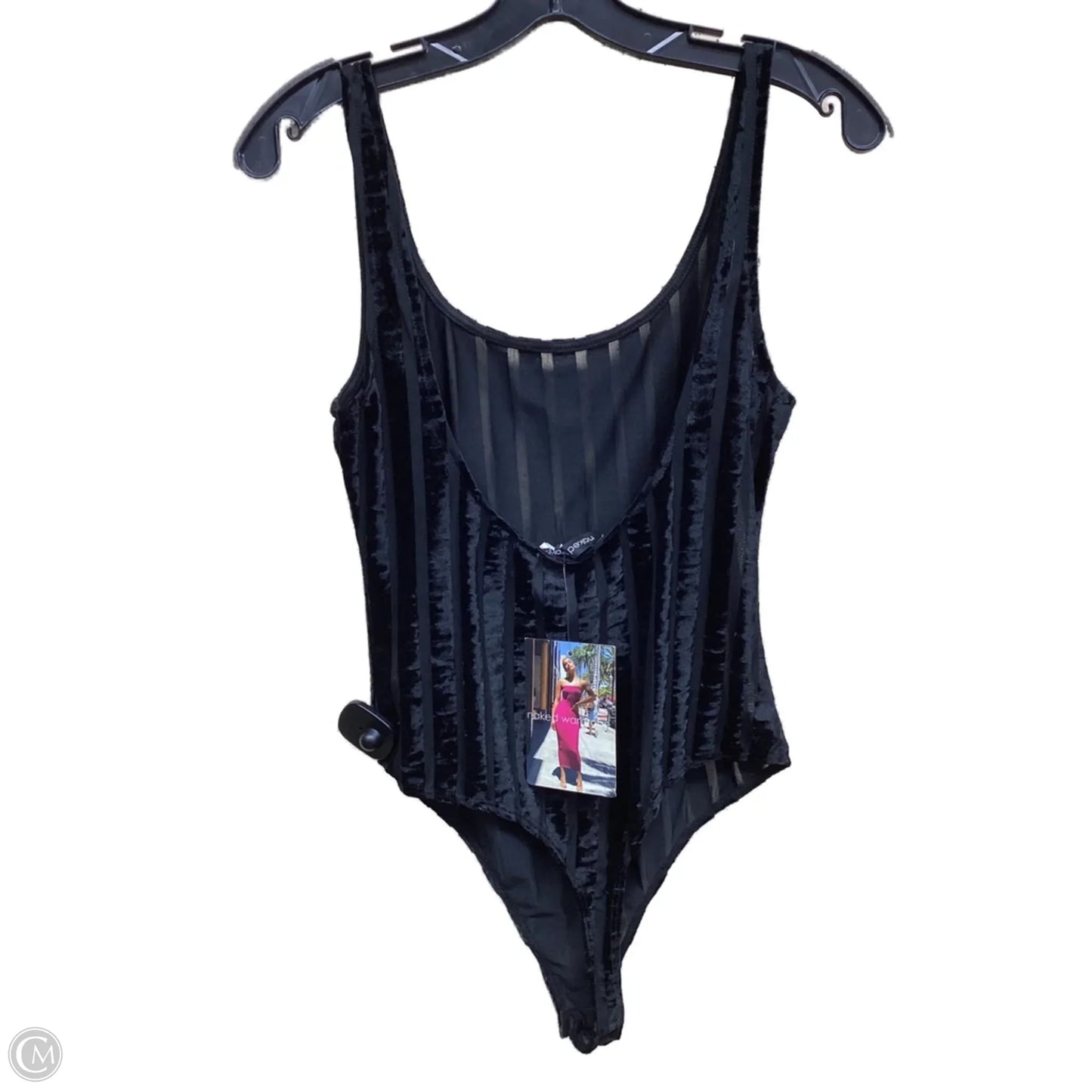 Bodysuit By Clothes Mentor In Black, Size: L