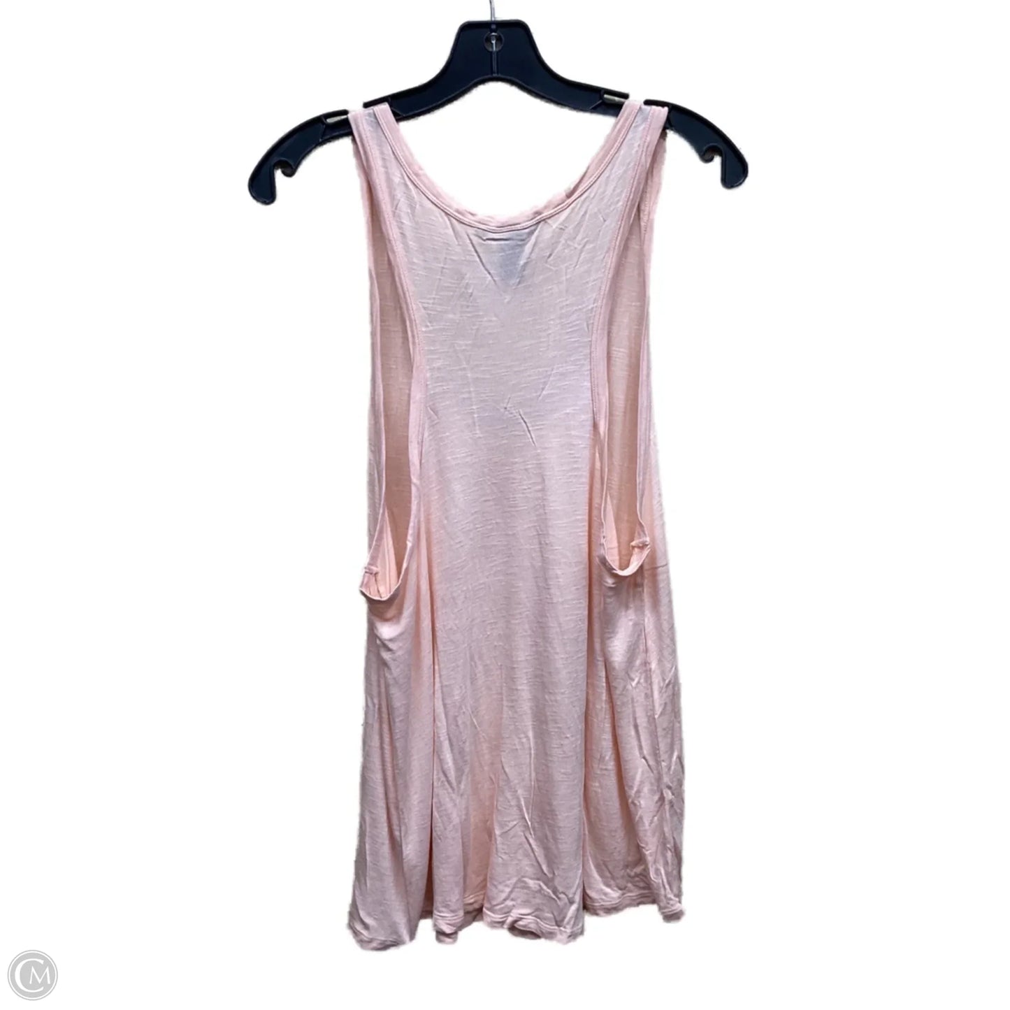 Top Sleeveless By H&m In Peach, Size: L