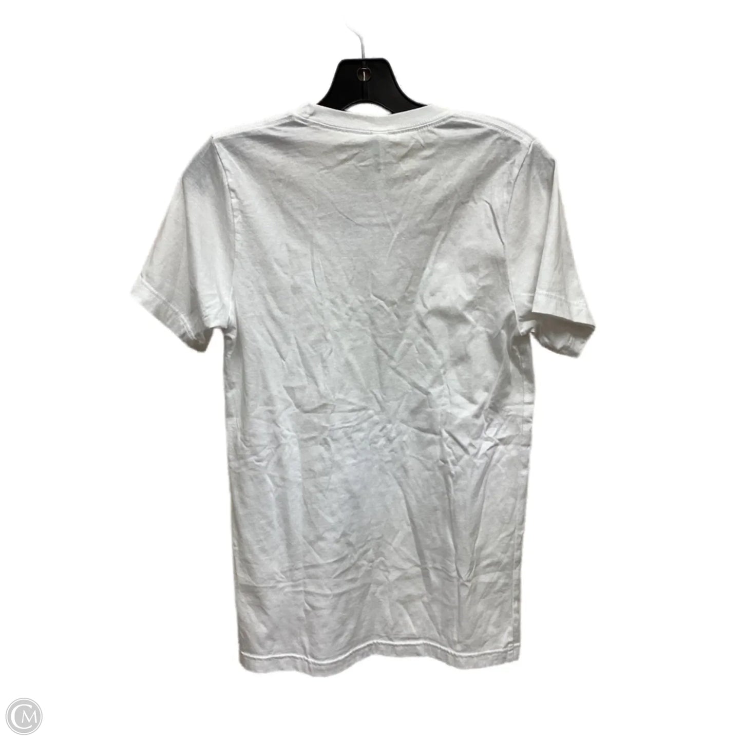 Top Short Sleeve By Clothes Mentor In White, Size: S