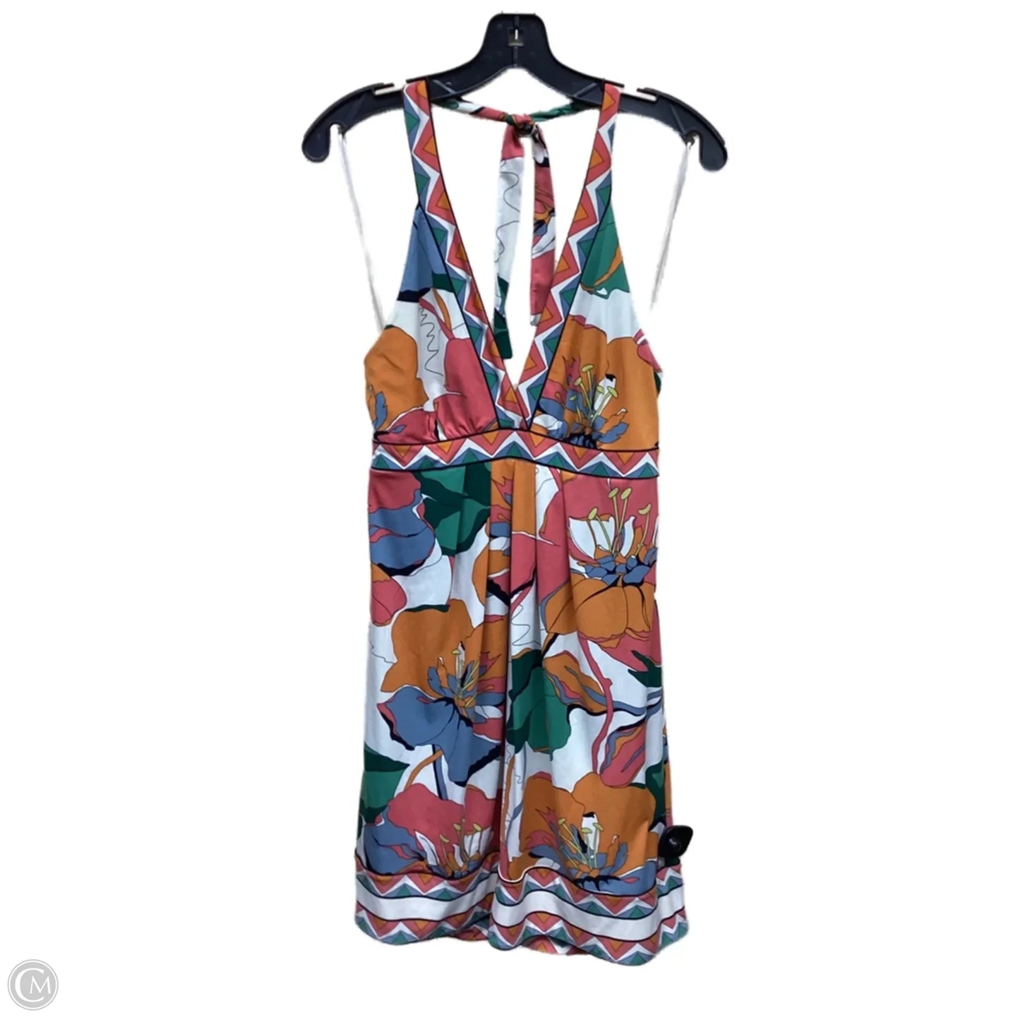 Dress Casual Midi By Bcbgmaxazria In Multi-colored, Size: S
