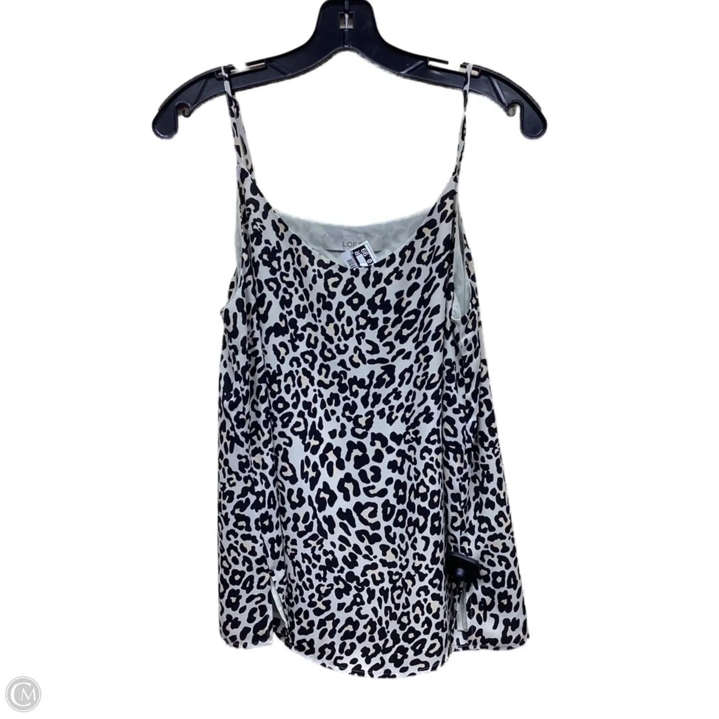 Top Sleeveless By Loft In Animal Print, Size: S