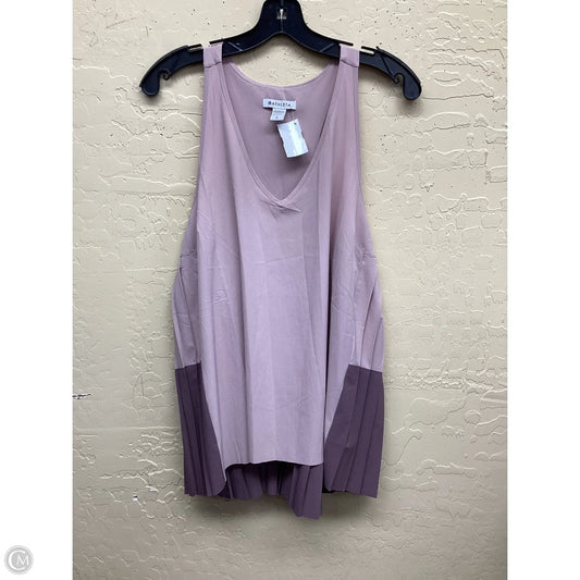 Top Sleeveless By Athleta In Purple, Size: L