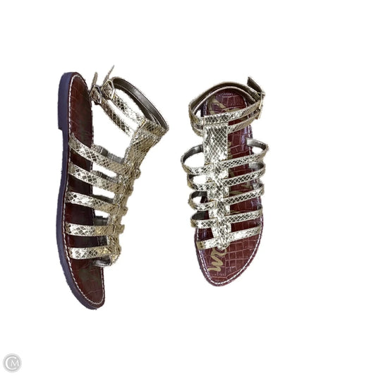 Sandals Flats By Sam Edelman In Gold, Size: 7.5