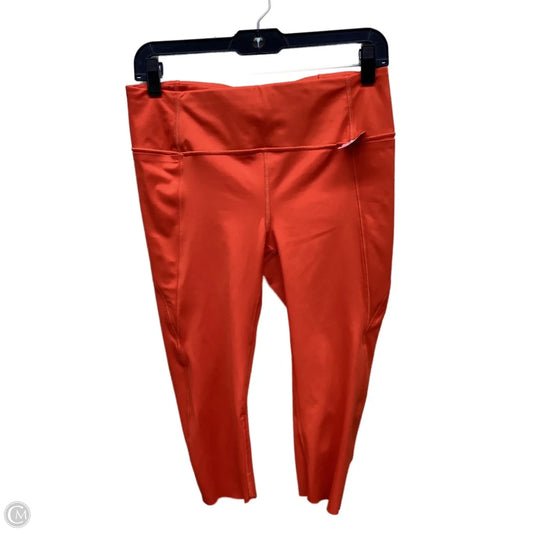 Athletic Capris By Athleta In Orange, Size: S