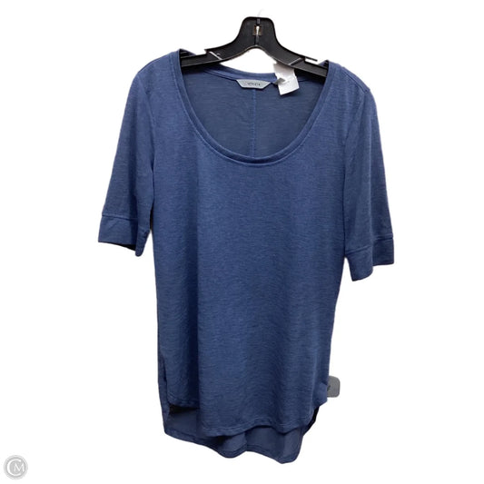 Top Short Sleeve By Athleta In Blue, Size: M