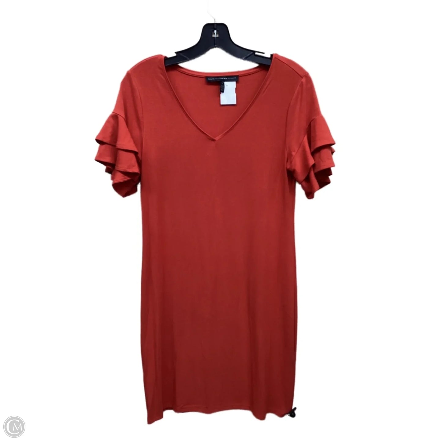 Dress Casual Midi By White House Black Market In Red, Size: S