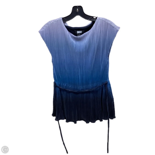 Top Sleeveless By Dkny In Blue, Size: Xs