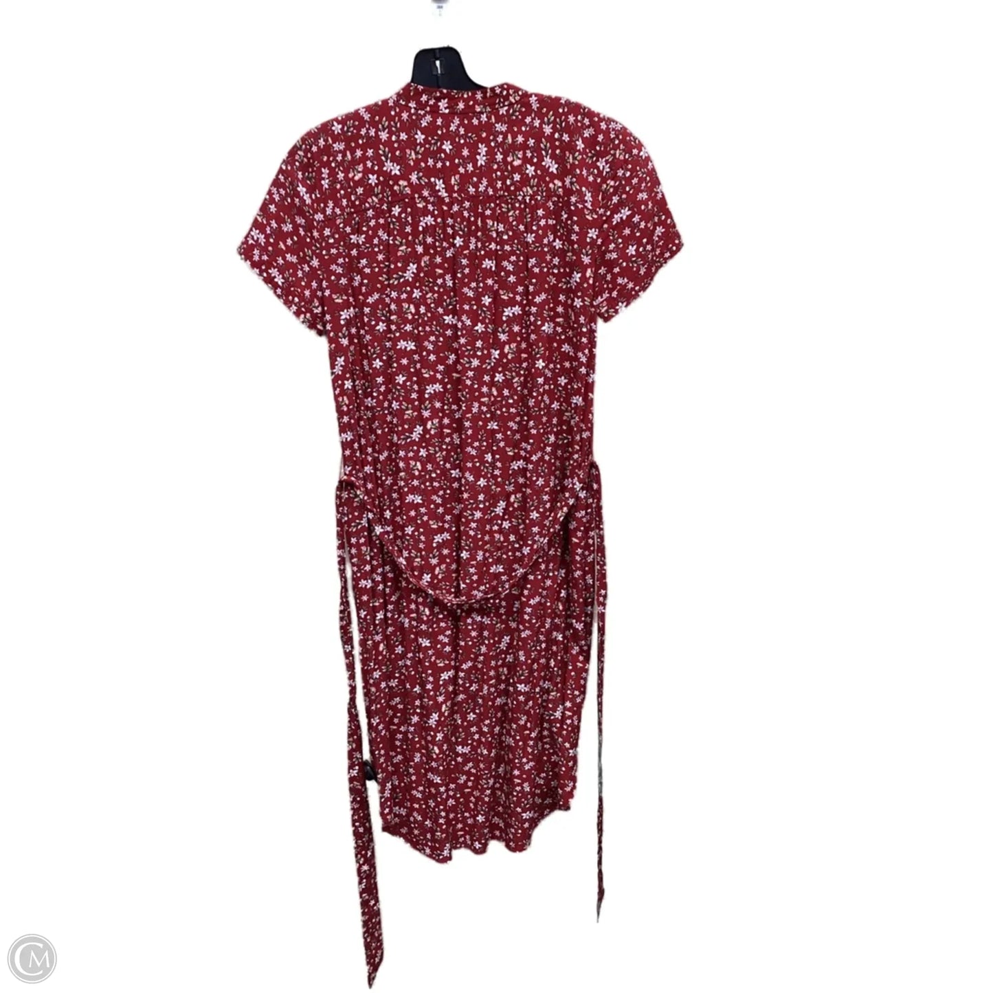 Dress Casual Midi By Loft In Red, Size: 0