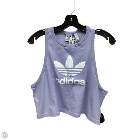Athletic Tank Top By Adidas In Purple, Size: L