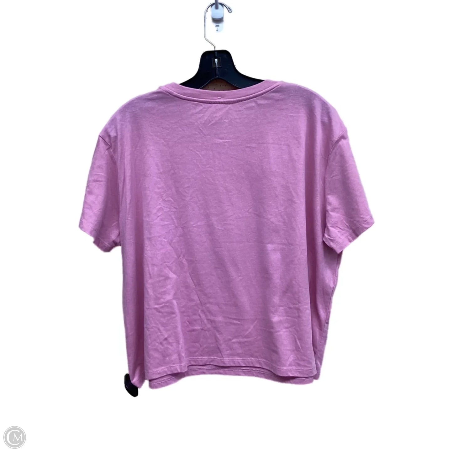 Top Short Sleeve By Grayson Threads In Pink, Size: Xl