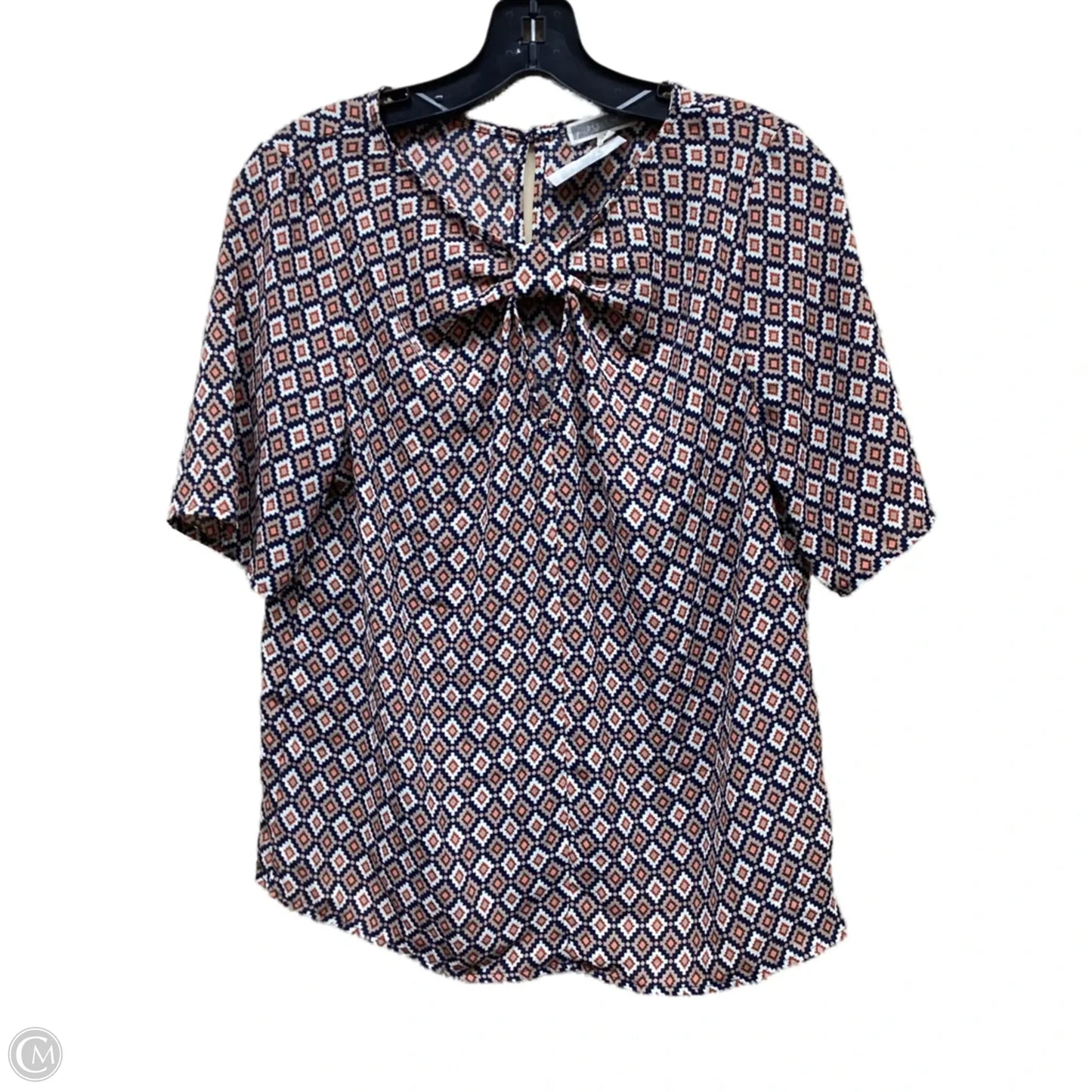 Top Short Sleeve By Pleione In Multi-colored, Size: S