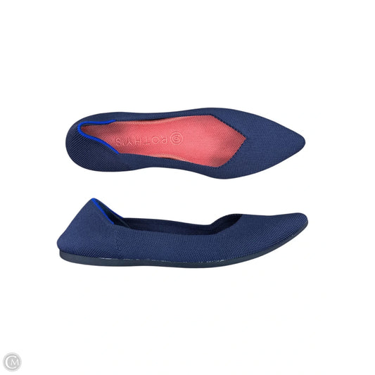 Shoes Flats By Rothys In Navy, Size: 8.5