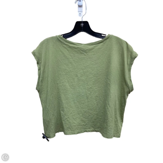 Top Short Sleeve By Madewell In Green, Size: S